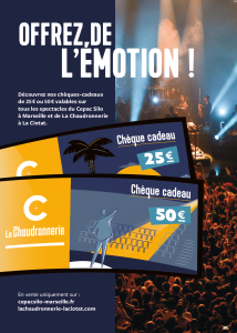 chèque cadeaux spectacles la chaudronnerie